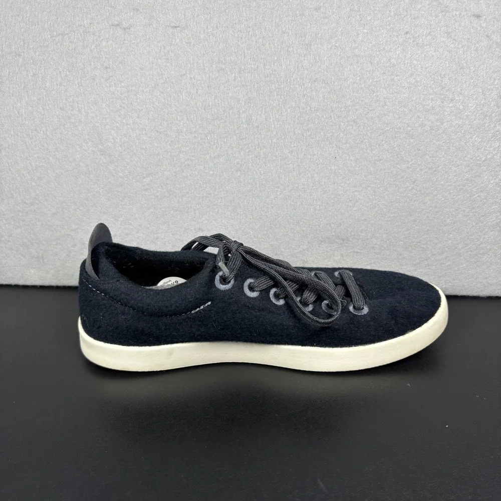 Allbirds Wool Pipers Black Sneakers Womens Size 9 Low Top Comfort Shoes WP W9